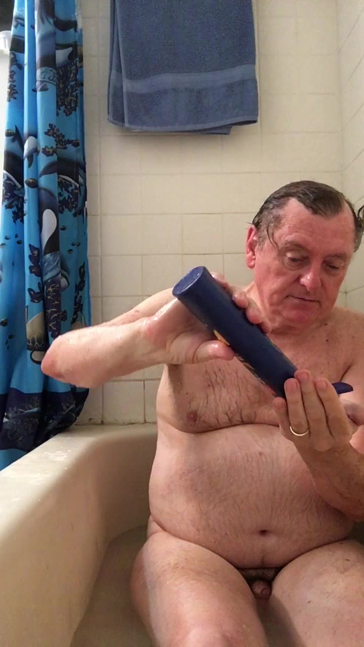 Bathing, dildos, shaving, stroking - video 2