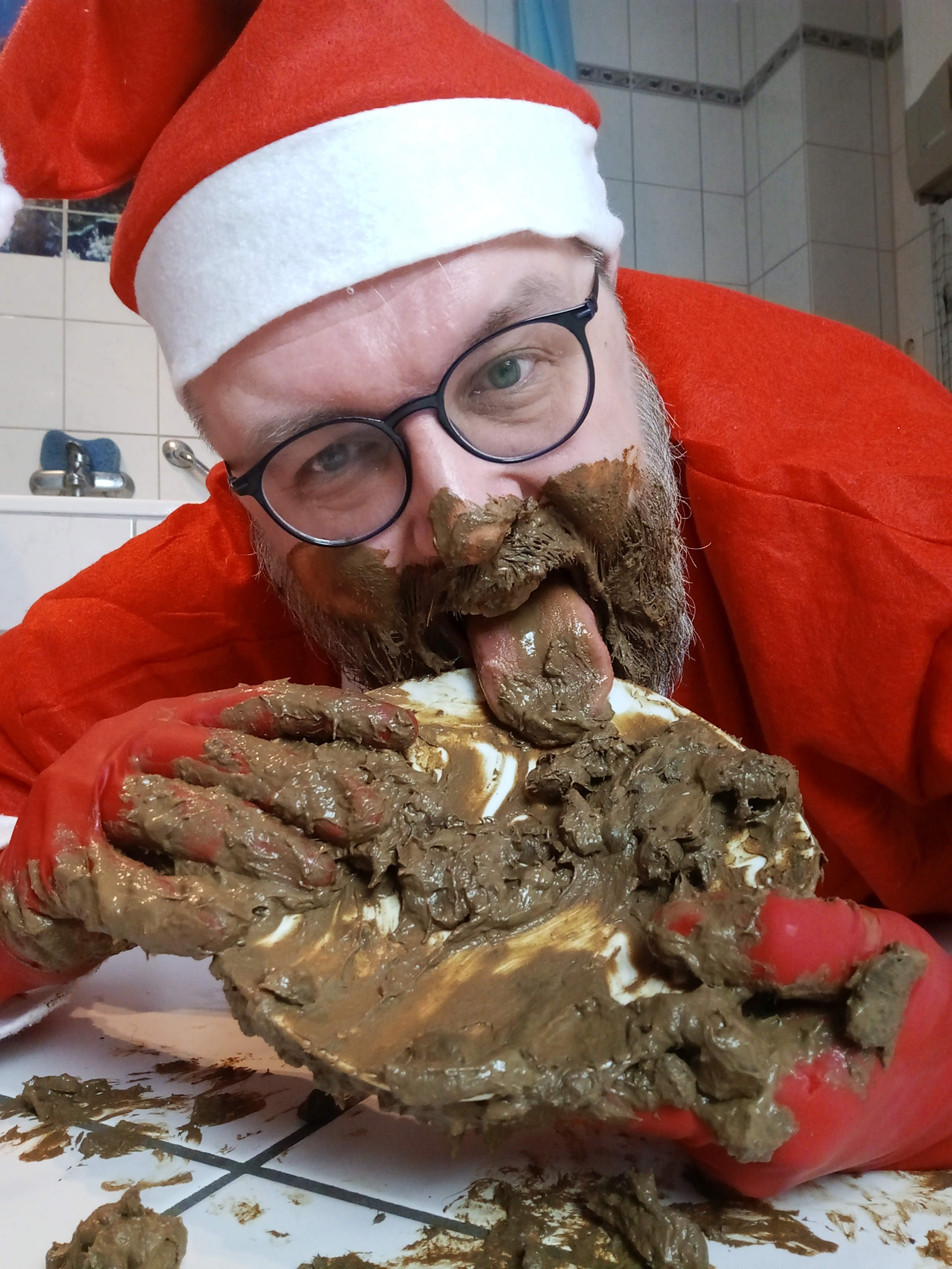 Dirty Scat Santa 2 Pt 3 - More Shit Eating & Smearing