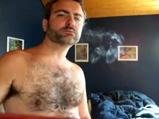 HAIRY CHESTED SMOKING