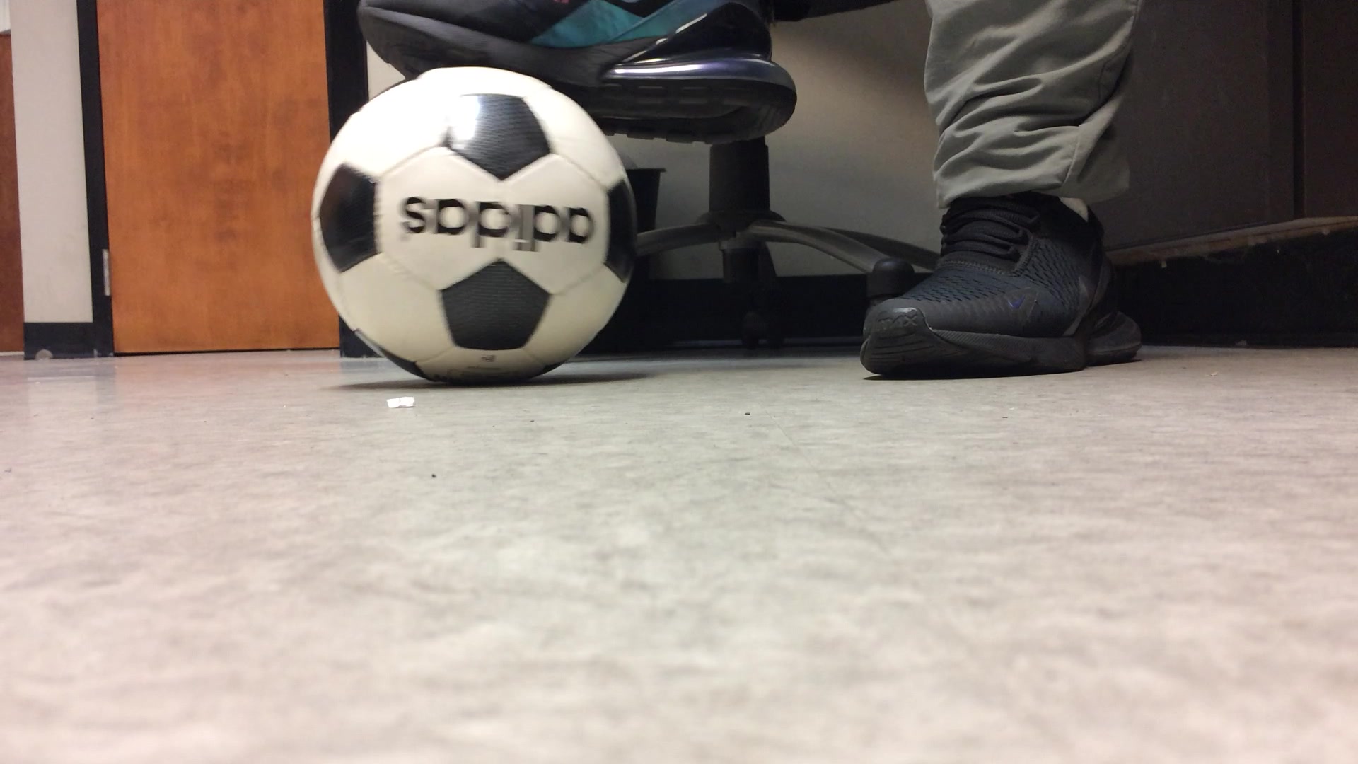 Air Max 270 Throwback and Adidas Soccer Ball