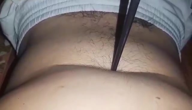 Playing with my navel - video 2
