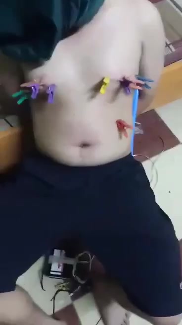 Playing with my navel - video 3