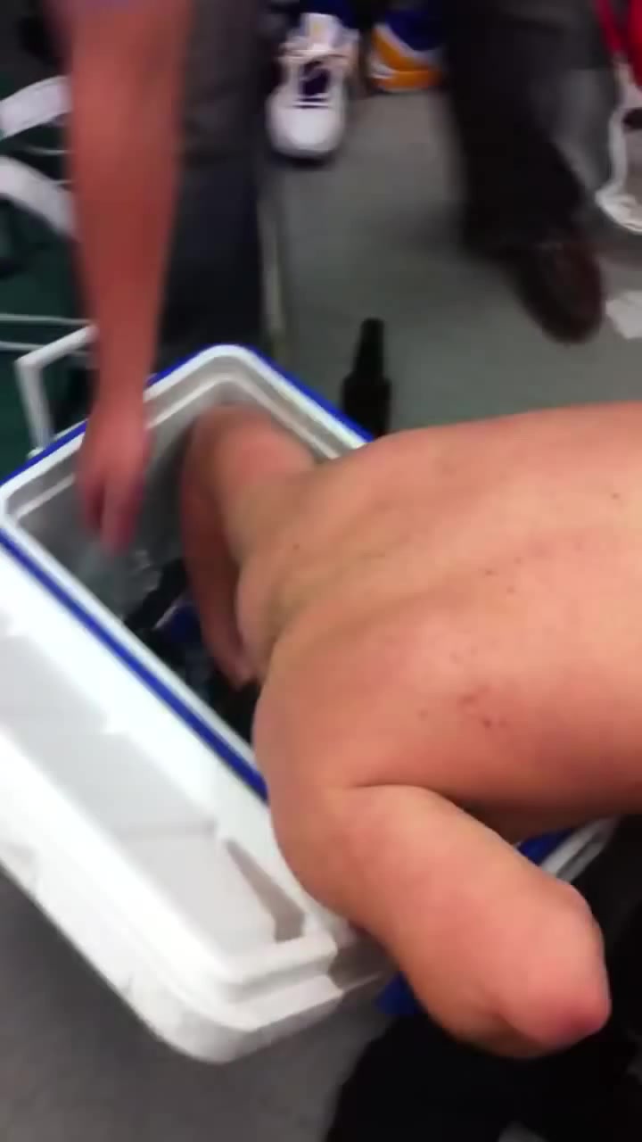 Drunk dude in locker