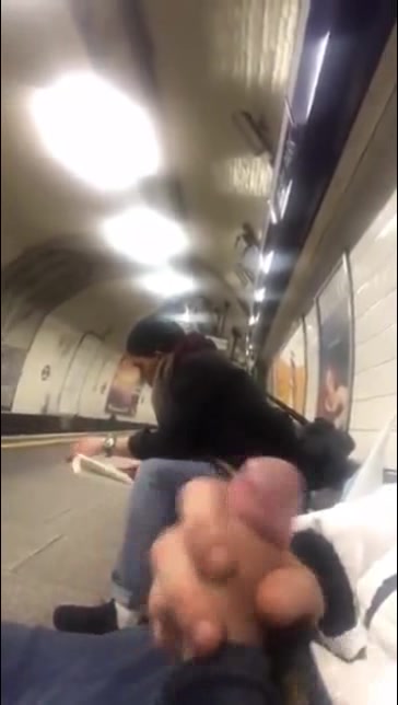 Guy Jerking Next to a Passenger in Public