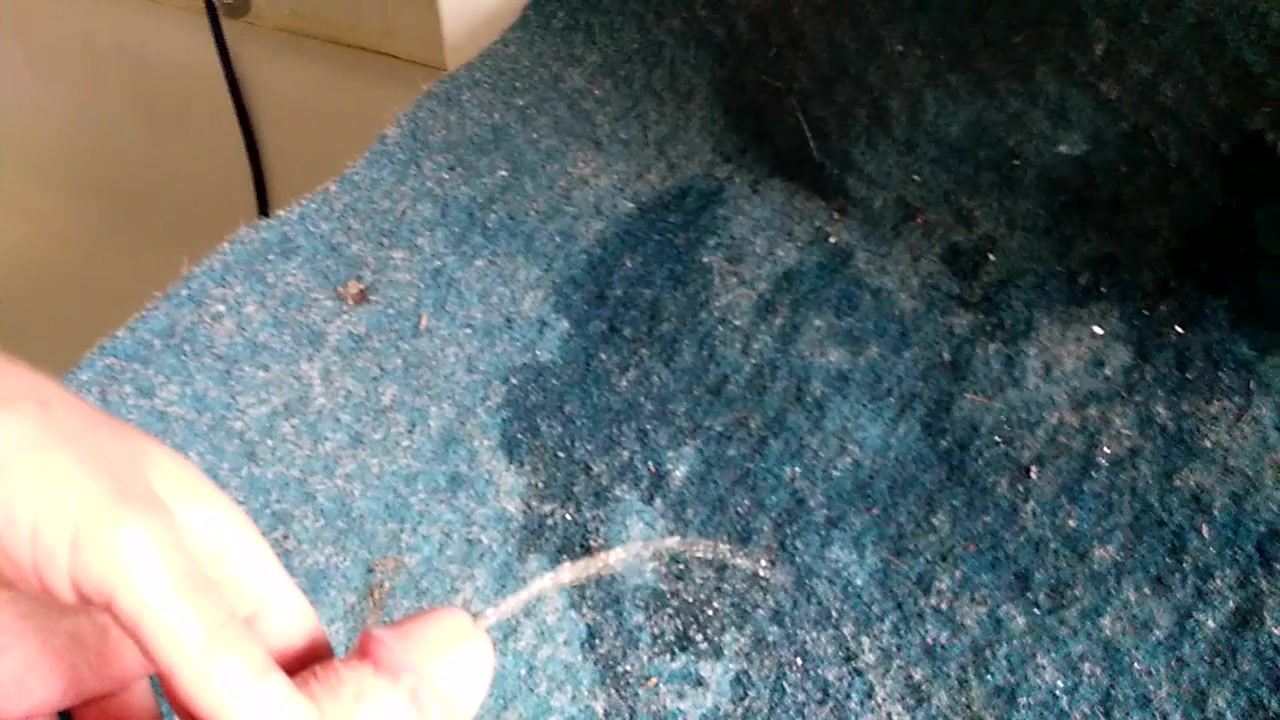 Pissing door mat in the sink