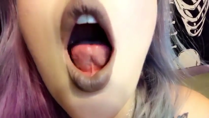 A young girl's perfect mouth