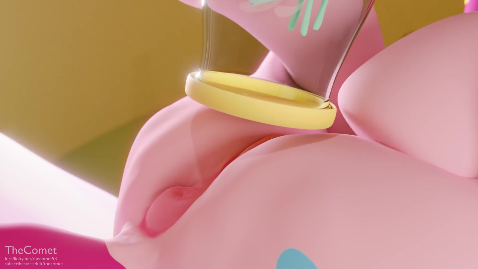 Pinkie Pie farts on and anal vores a fairy