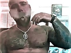 MAN SMOKE ARCHIVE - SMOKIN MUSCLE TAT GAR BULL 01 - COCK EXHIB & POOL FUCK