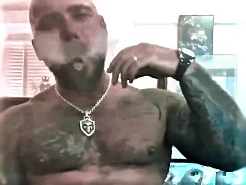 MAN SMOKE ARCHIVE - SMOKIN MUSCLE TAT GAR BULL 01 - COCK EXHIB & POOL FUCK