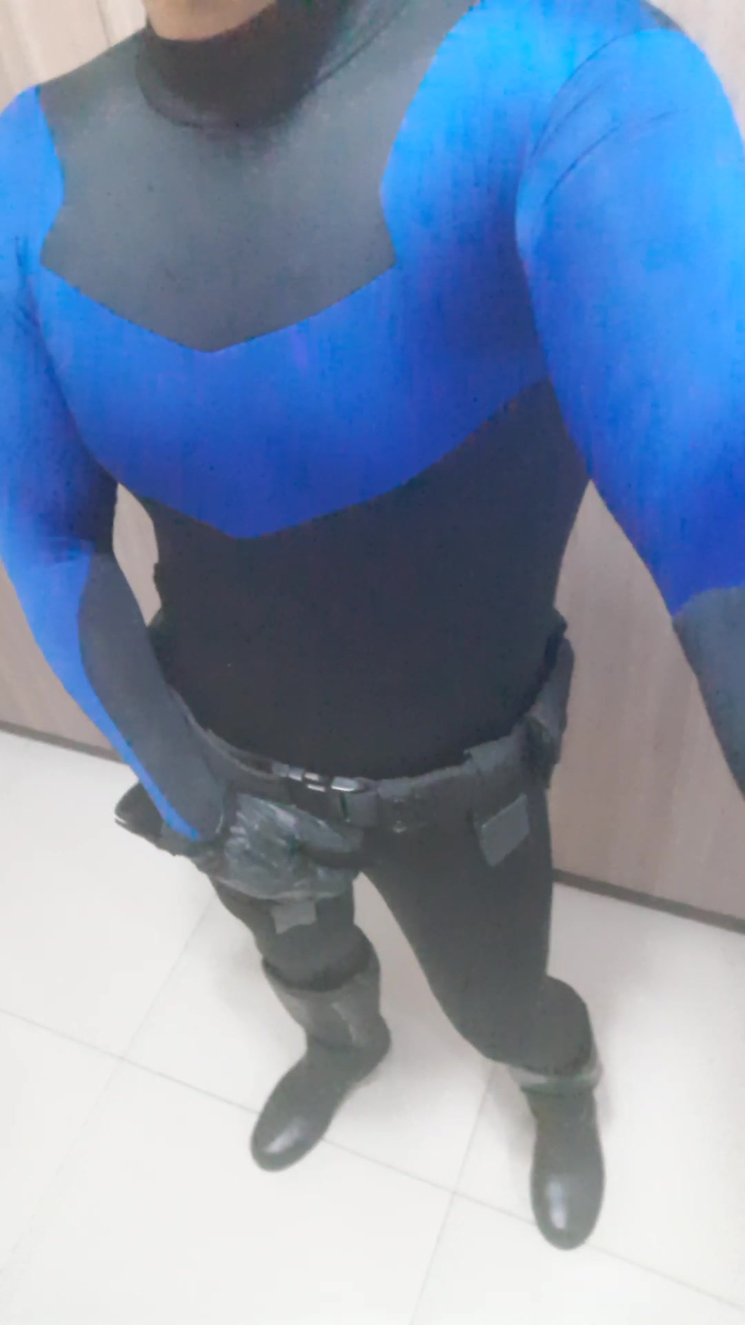 Nightwing with leather acessories