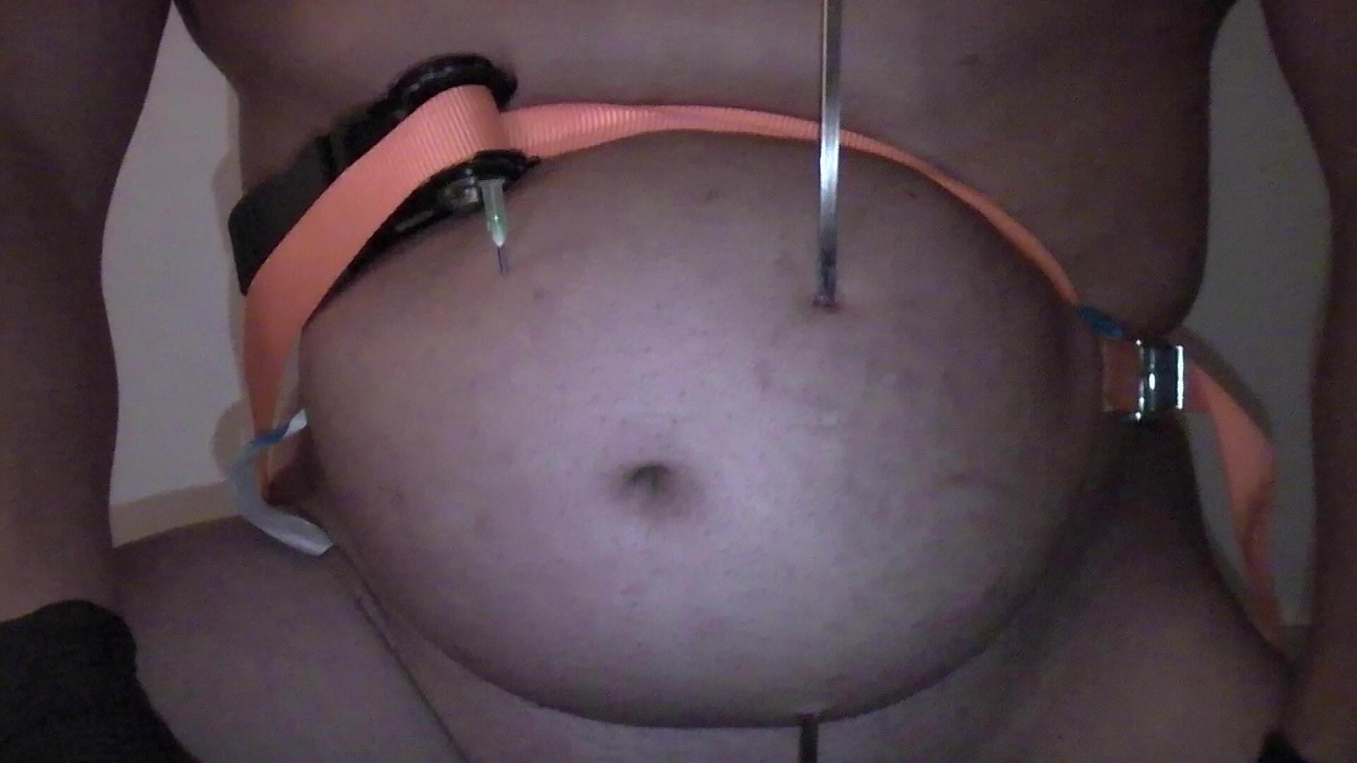 Fat belly roped and stabbed - extreme torture 01