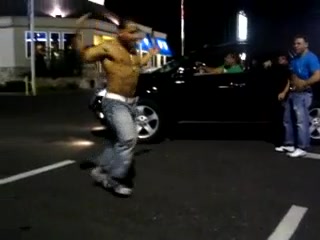 BODYBUILDER FRIEND SAL DANCING IN PUBLIC