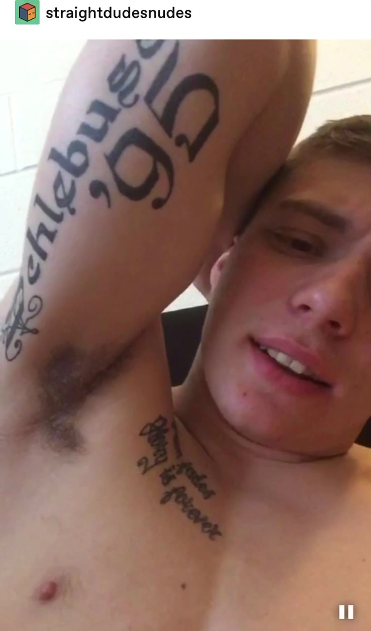 Tattooed guy “if I put my dick inside you...” dirty talk