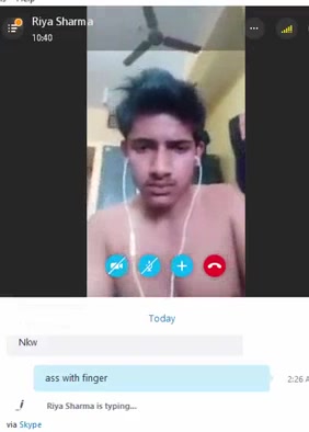 Desi twink naked on cam