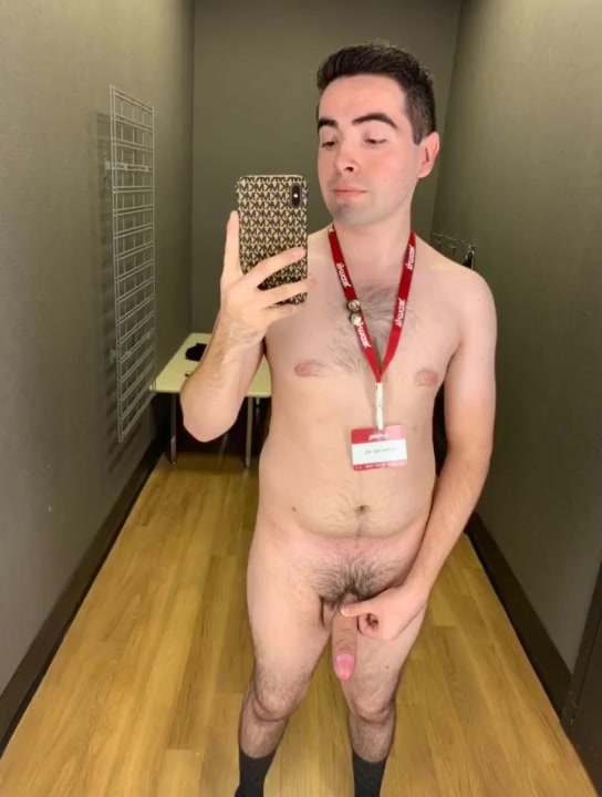 Retail Worker gets Naked at Store