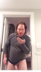 Married ginger dad shoots in his hand and eats the load
