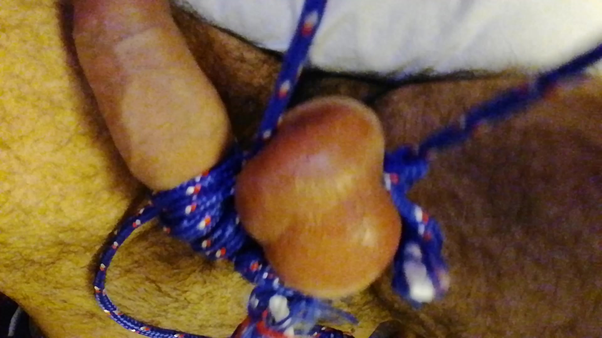 Soft balls busting tied.