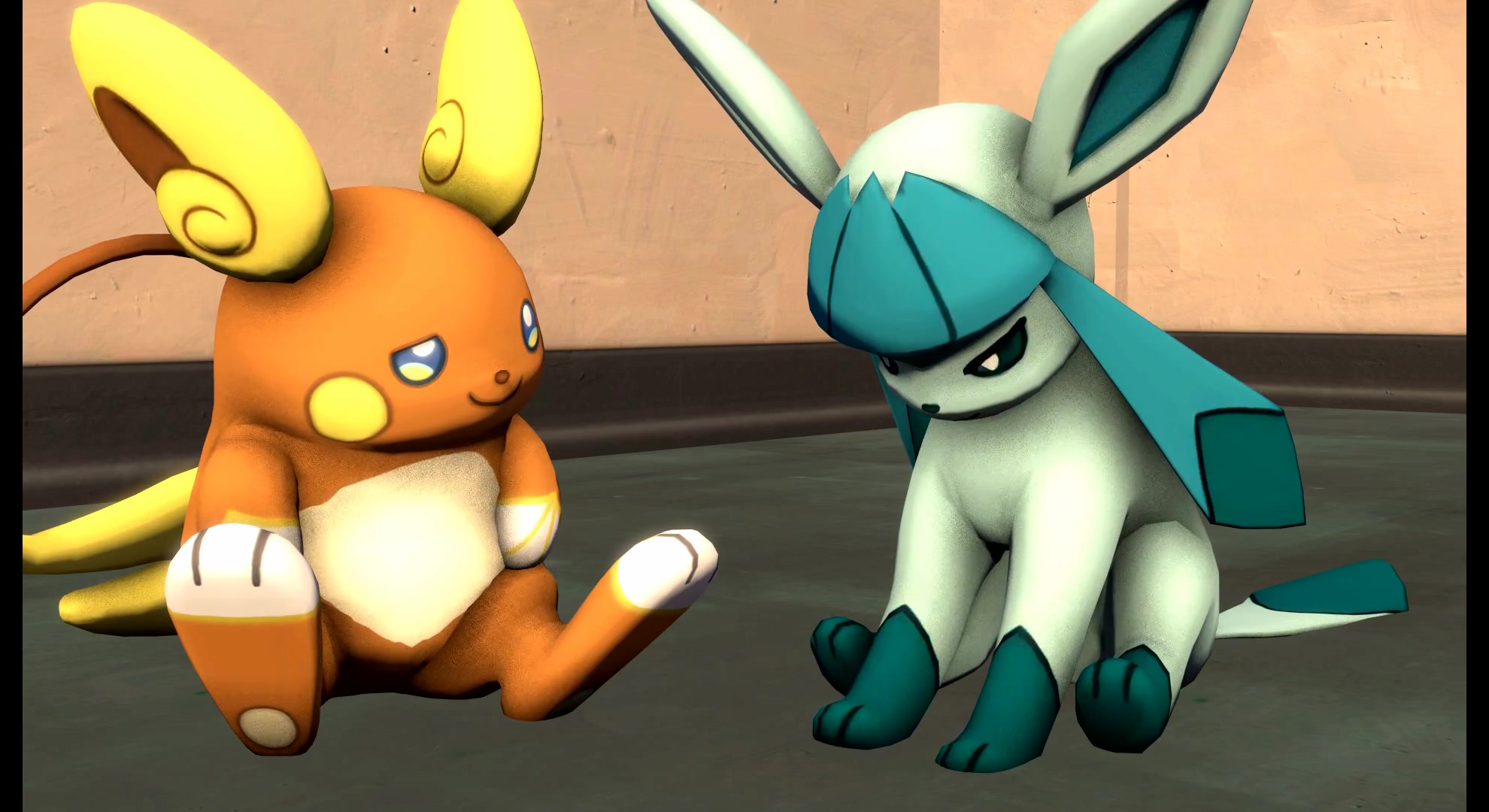 Glaceon's gassy play with Raichu