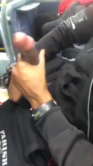 Monster cock bating on bus