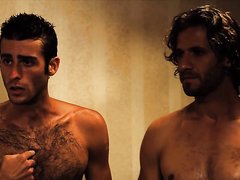 Hot Studs Caught In The Bath In Short Film