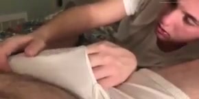 Cute  Boy   learns  from his  Daddy