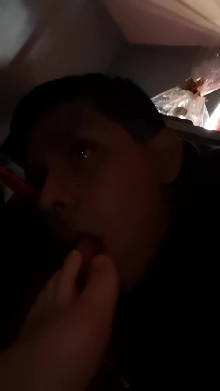 Lick friend feet