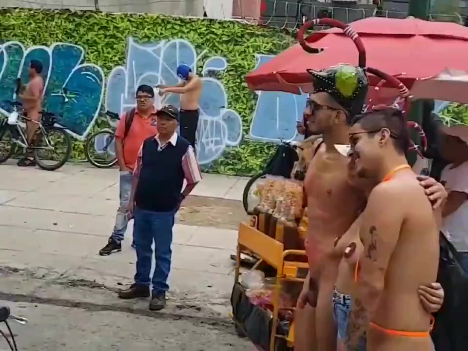 NAKED IN THE STREET AT EVENT 2