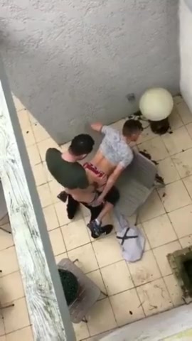 Downstairs Neighbors Caught Fucking