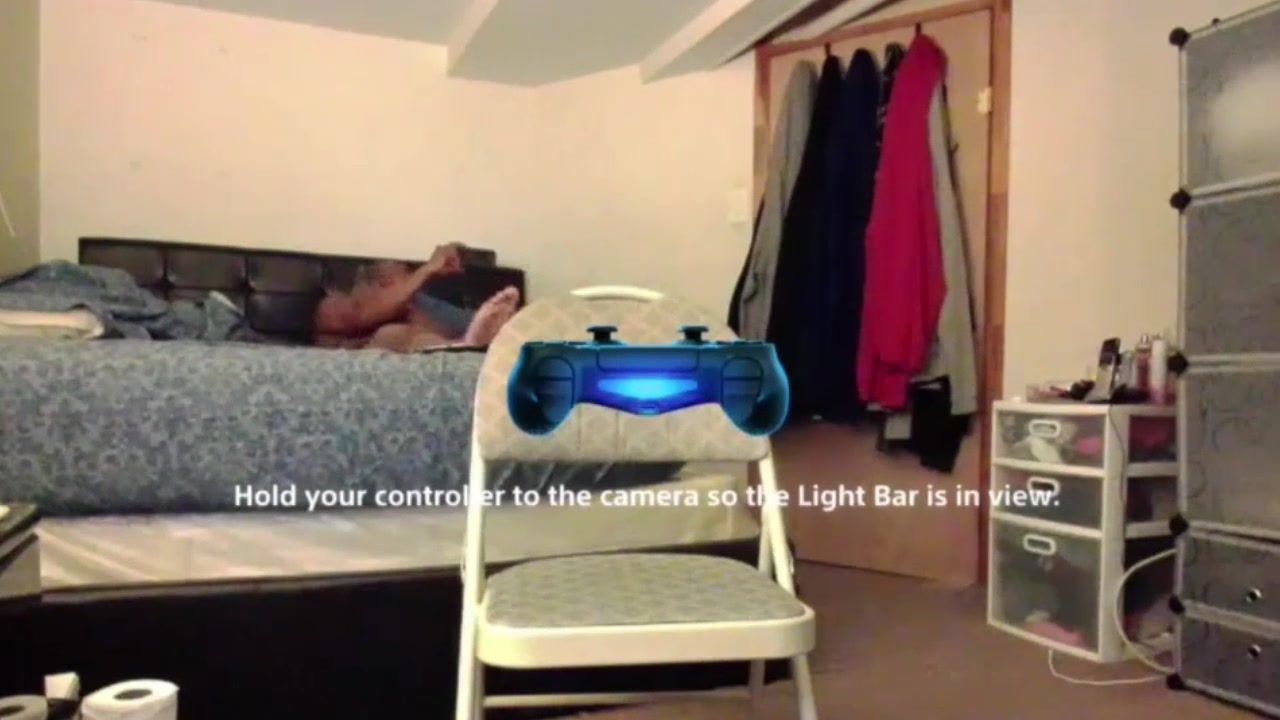 Guy Jerks Off in the Dark on PS4