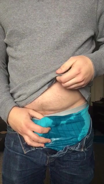 Guy pissing his pants