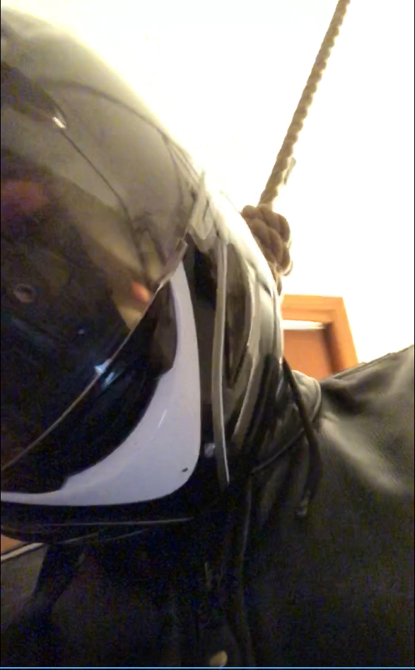 Another Motorcycle Helmet Hanging