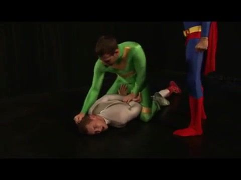 Superhero caught and tortured 01