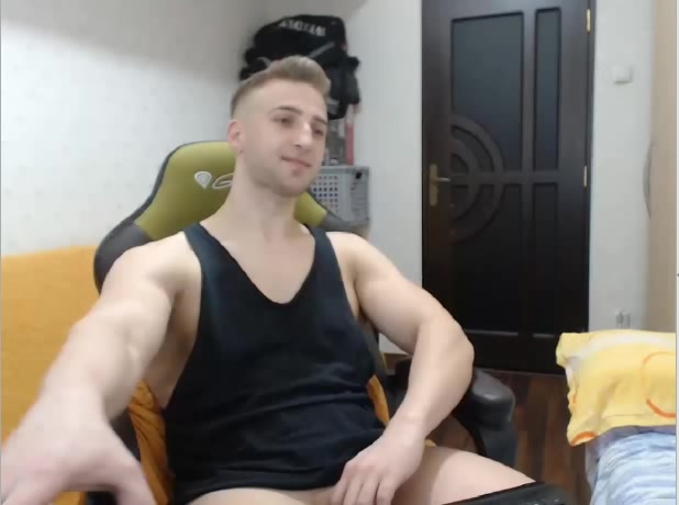 YOUNG BLOND BOY STROKING ON CAM 2
