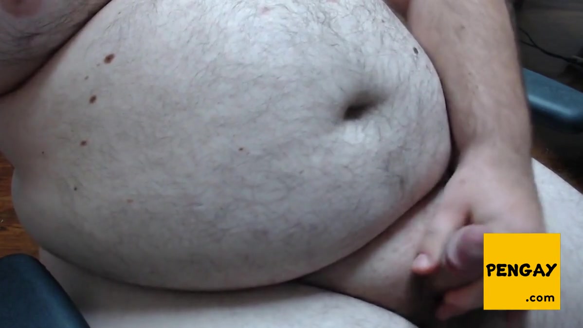 fat chub bear stroking dick