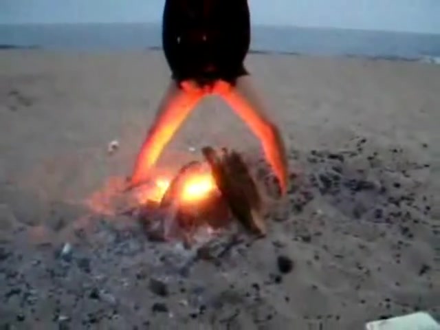 (LOW QUALITY) How To Properly Put Out A Campfire