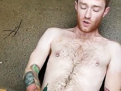 Hot guy gets pissed on