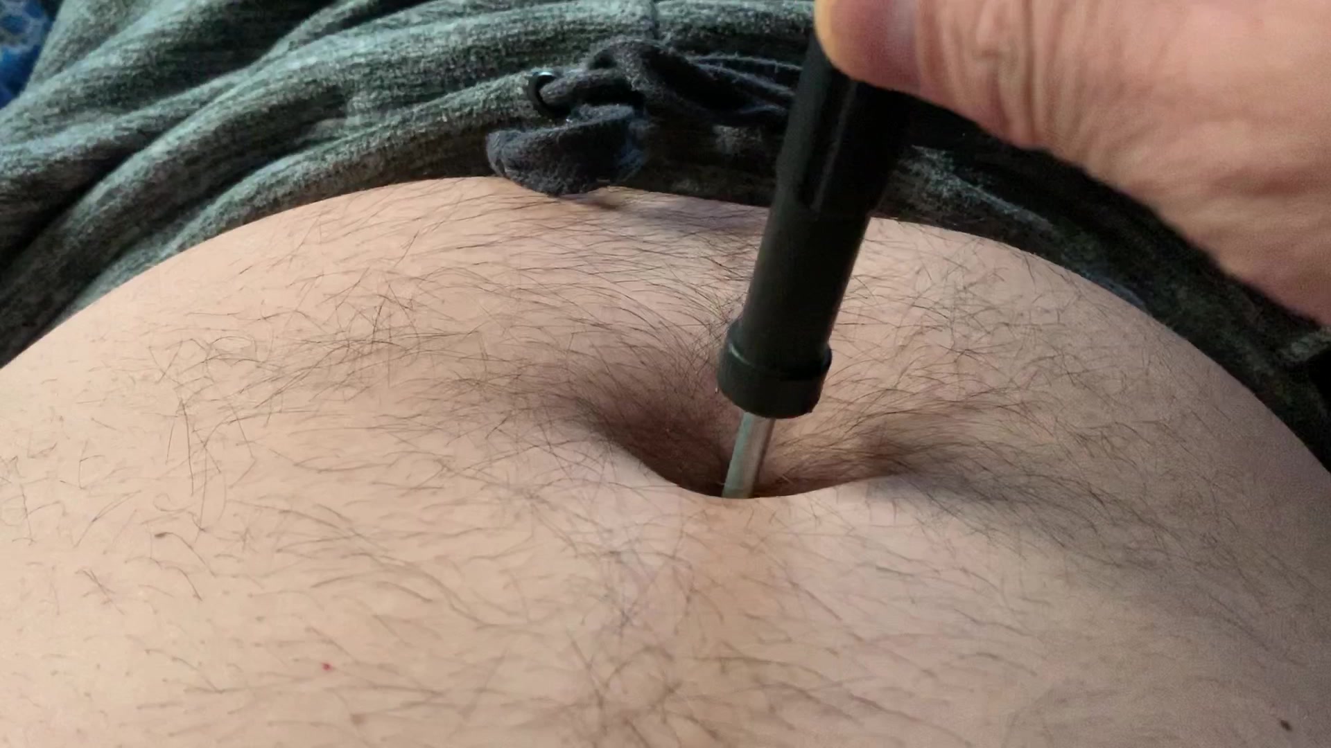 fat navel stab