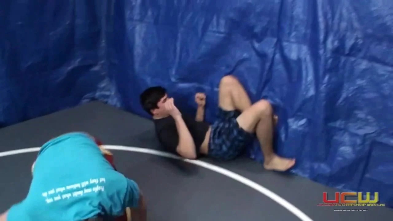 Guys strip wrestling