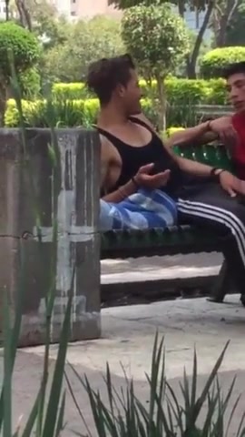 Jerking off in Park