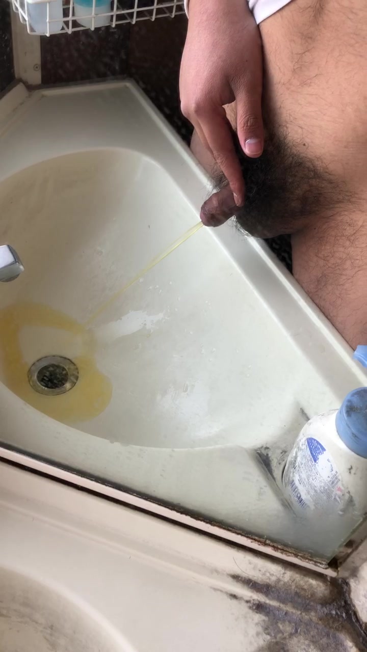 Pee in the washroom