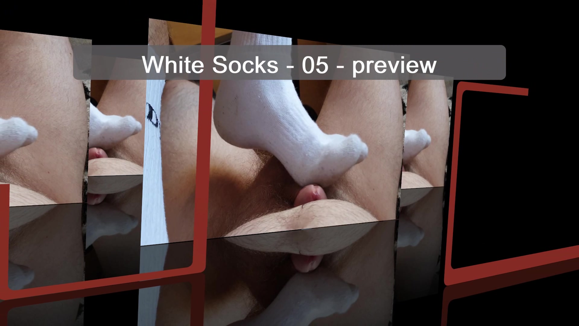 footjob -  No 7 - white socks No 05 - full video - video 2