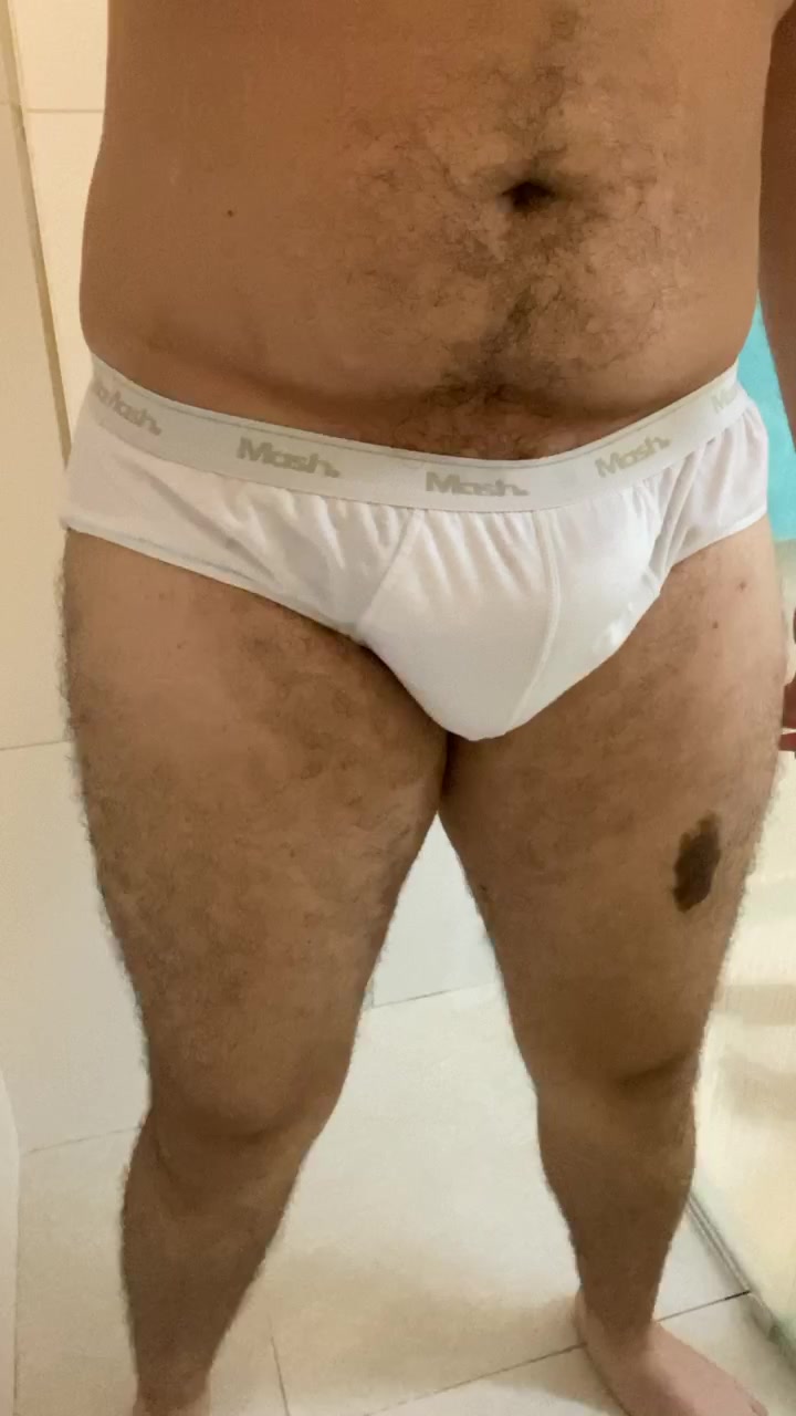 Pissing my briefs in the shower