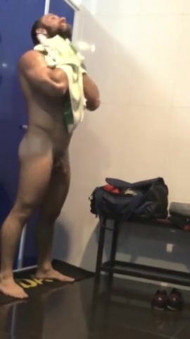 hunk in locker room