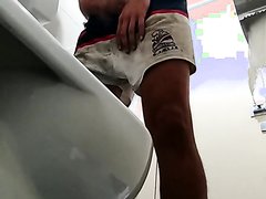 PISS SPY 179- Fit Lad in Footy Shorts