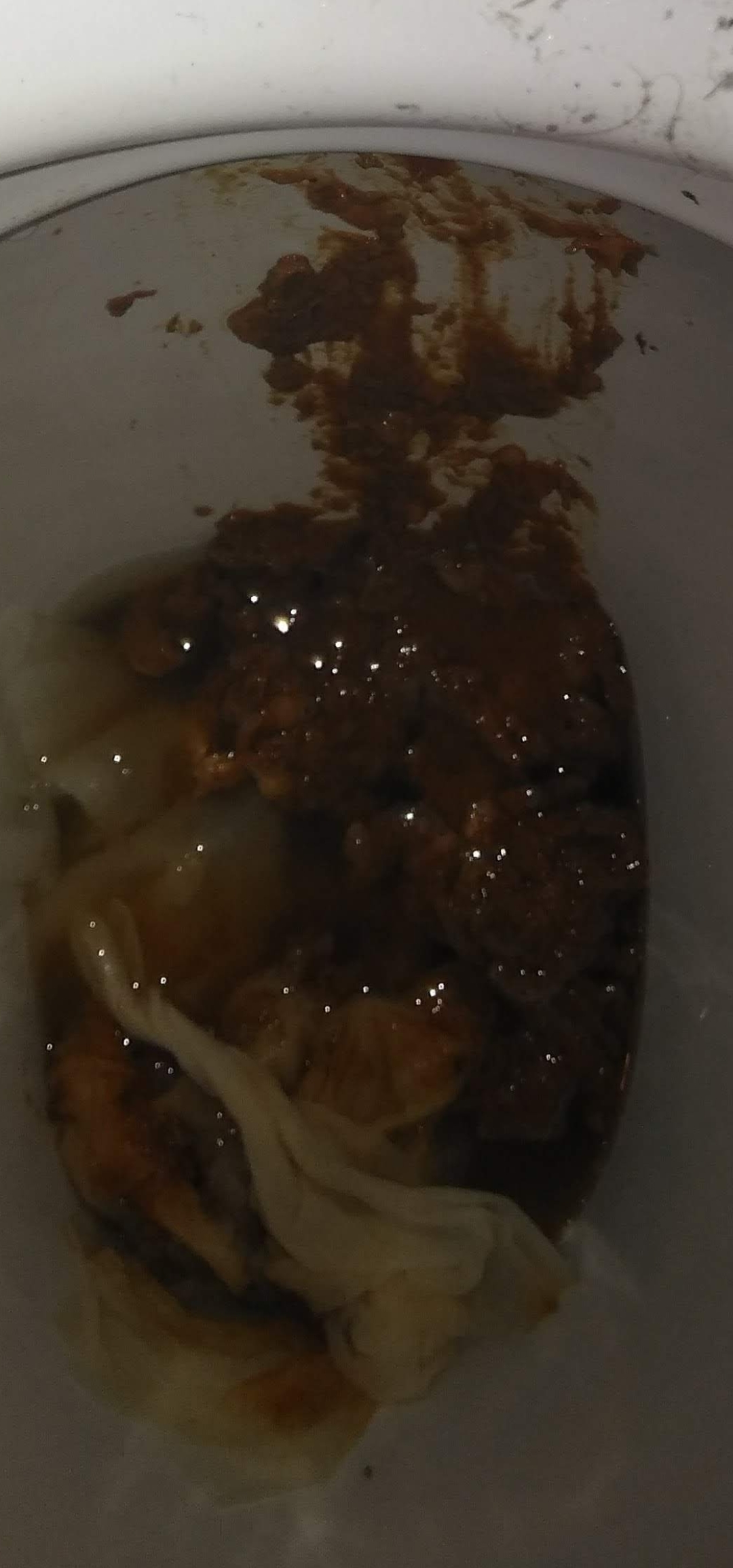 Very early morning desperate loose and sloppy shit on my mates loo