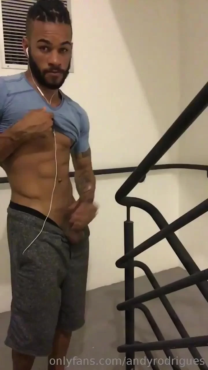 Caught Jerking Off In The Stairway