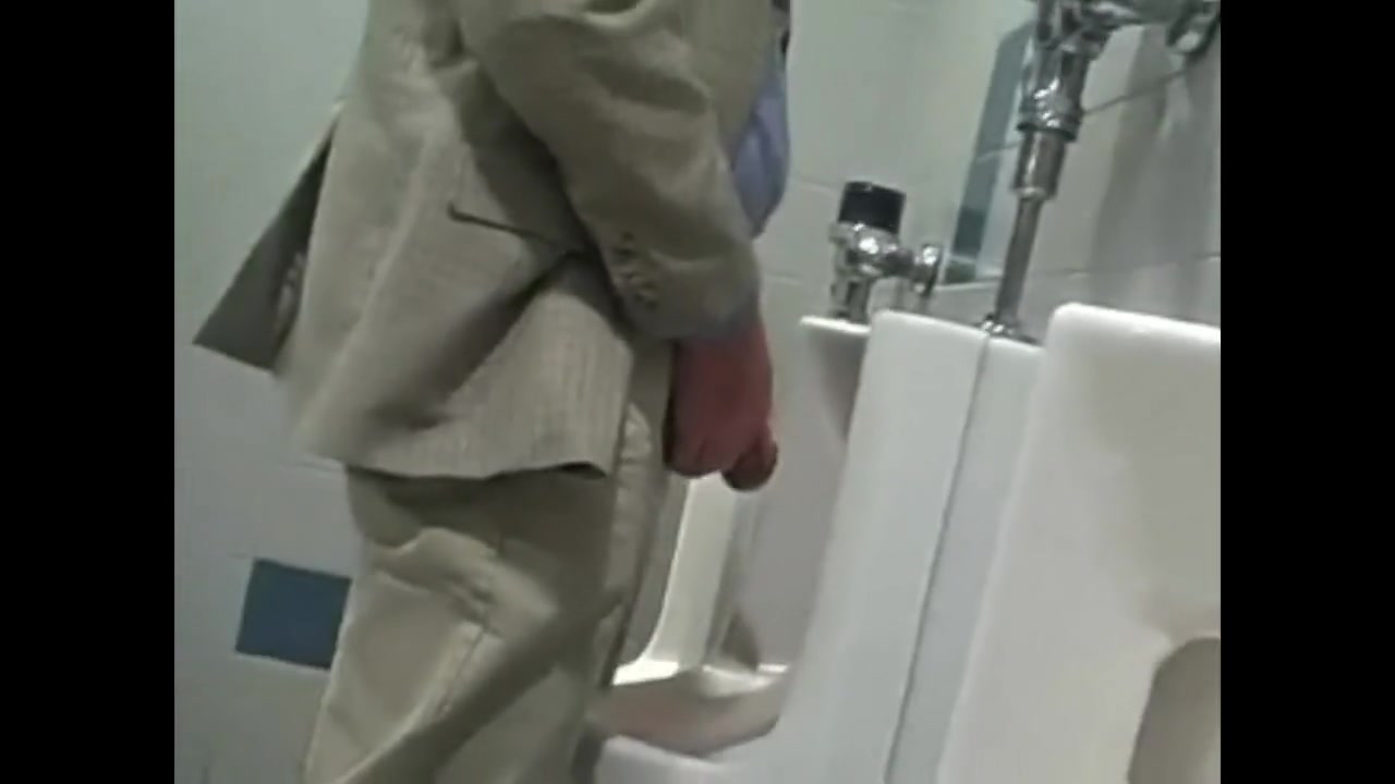 Mature Dick in toilets
