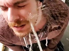 really huge piss soaked guy