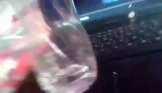 Pee in bottle