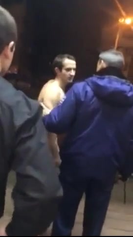 Naked public -possible sleepwalker out streets arrested cops